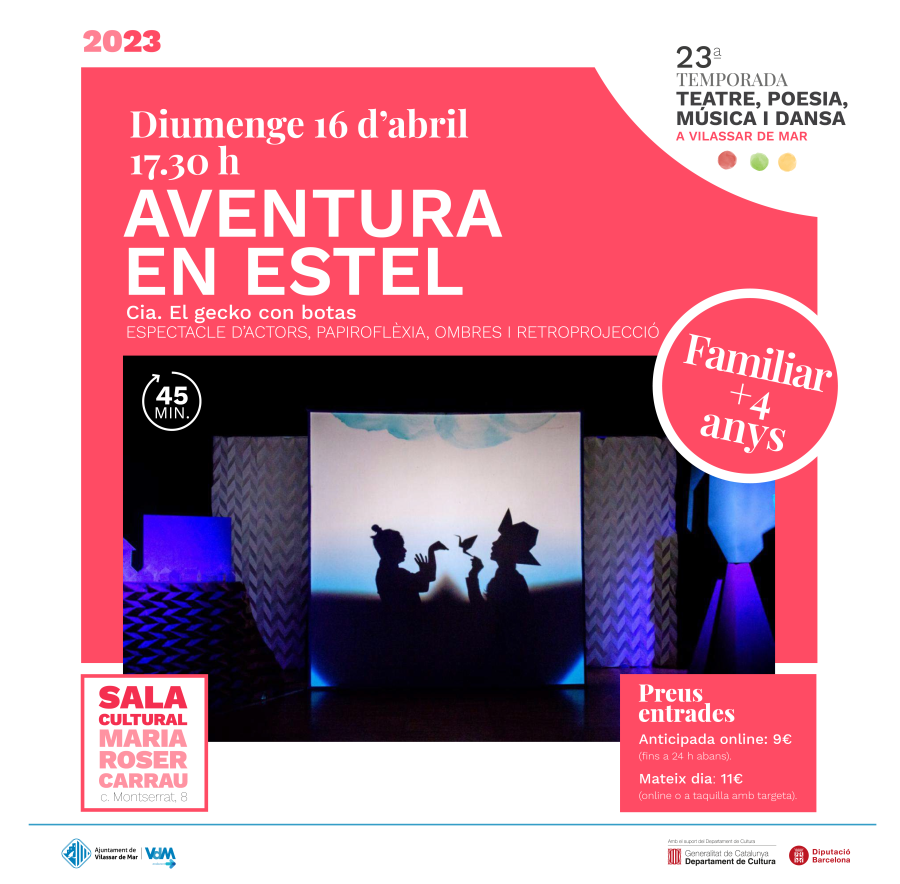 Cartell "Aventura en estel"