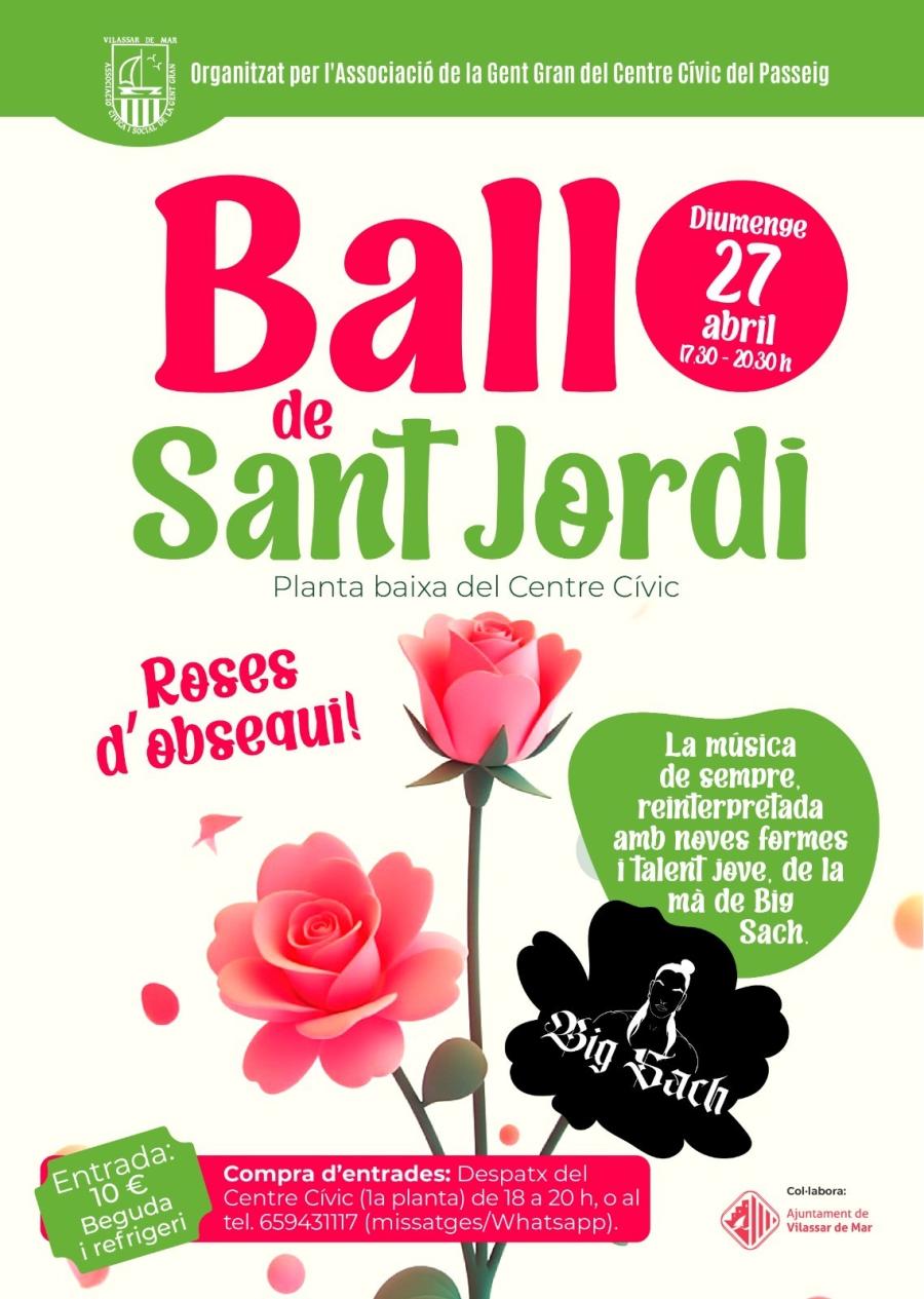 Cartell pel Ball de Sant Jordi