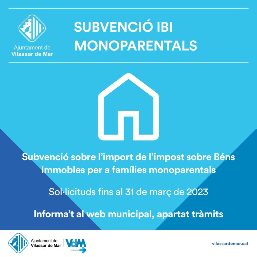 Ajuts IBI famílies monoparentals