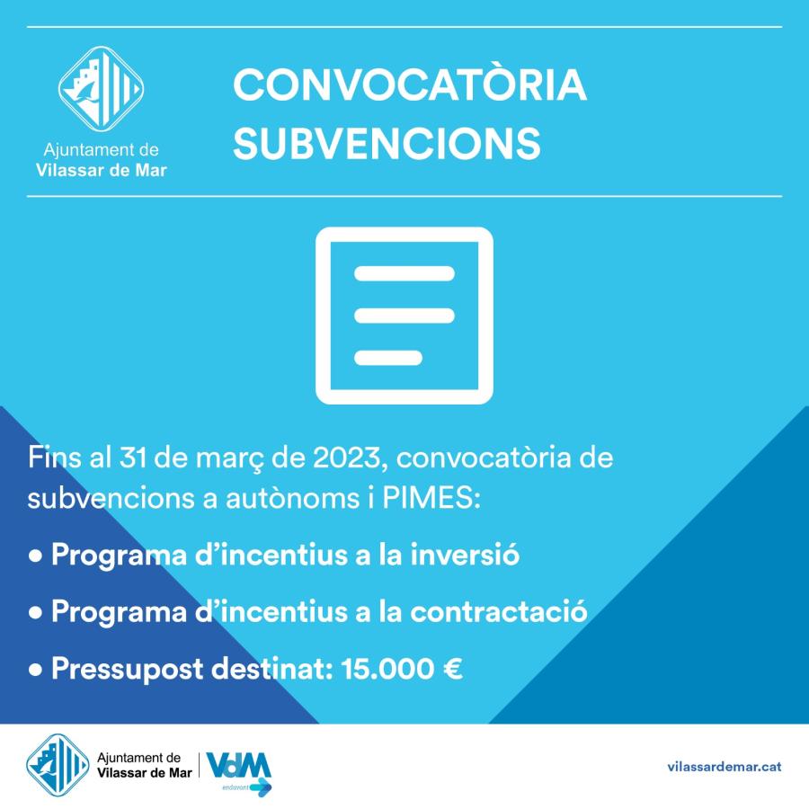 Subvencions PIMES