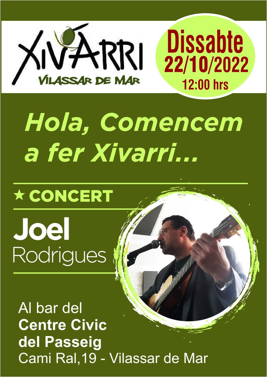 Cartell del concert al Centre Cívic del Passeig