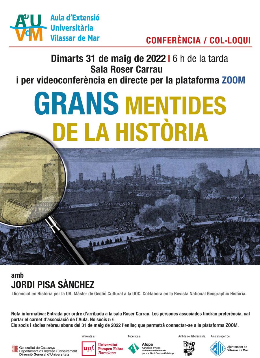 Cartell Grans mentides de la història