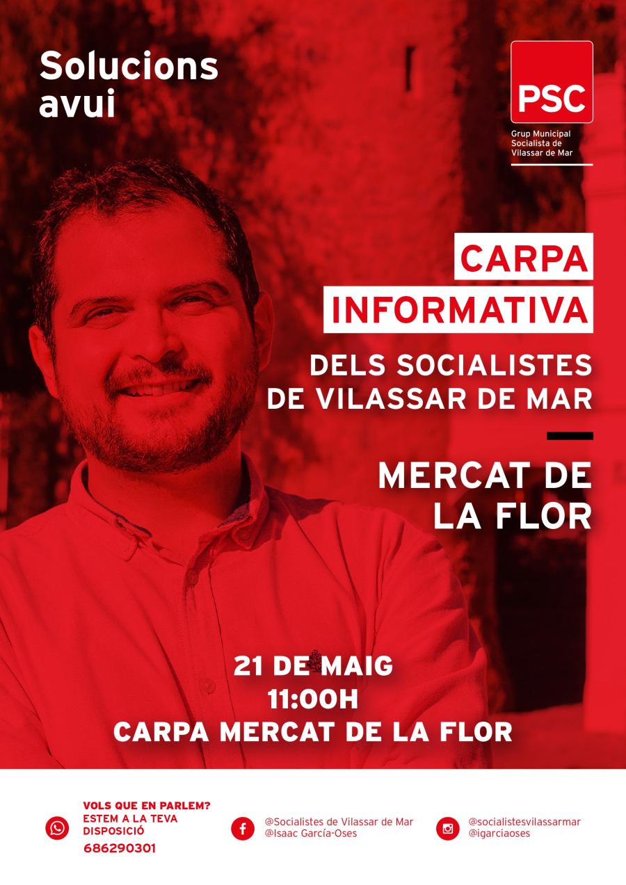 Cartell carpa informativa PSC