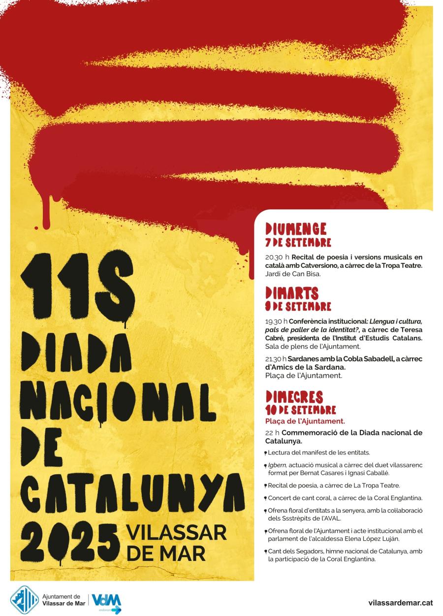 Cartell de la Diada Nacional de Catalunya 2025