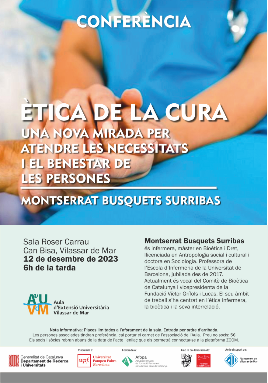 Cartell Aula d'Extensió Universitària 
