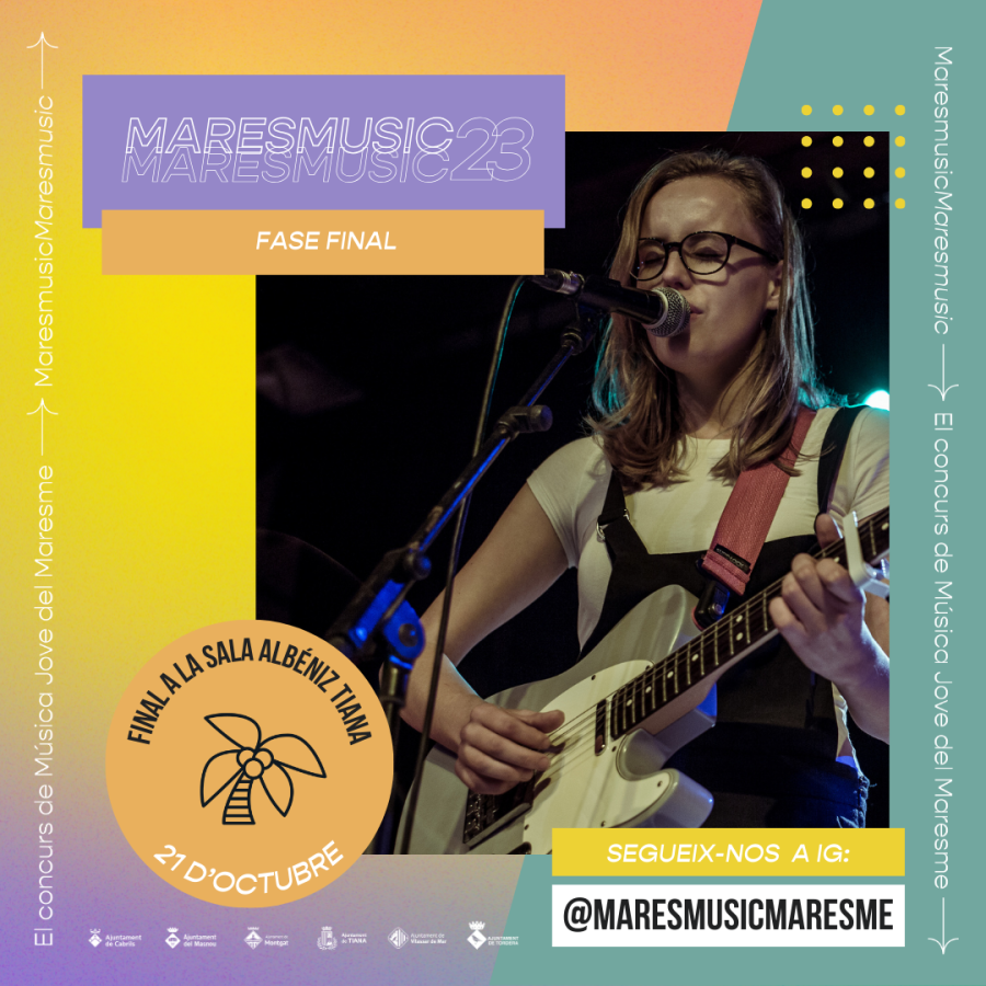Cartell de la fase final del Maresmusic 2023