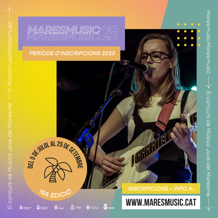 Cartell Inscripcions Maresmusic 2023