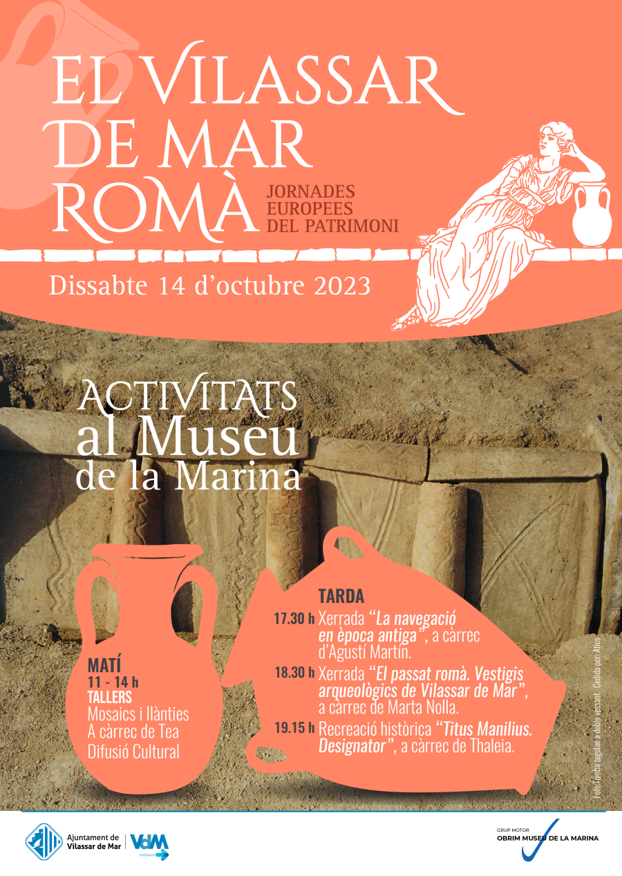Cartell de les Jornades Europees del Patrimoni 2023