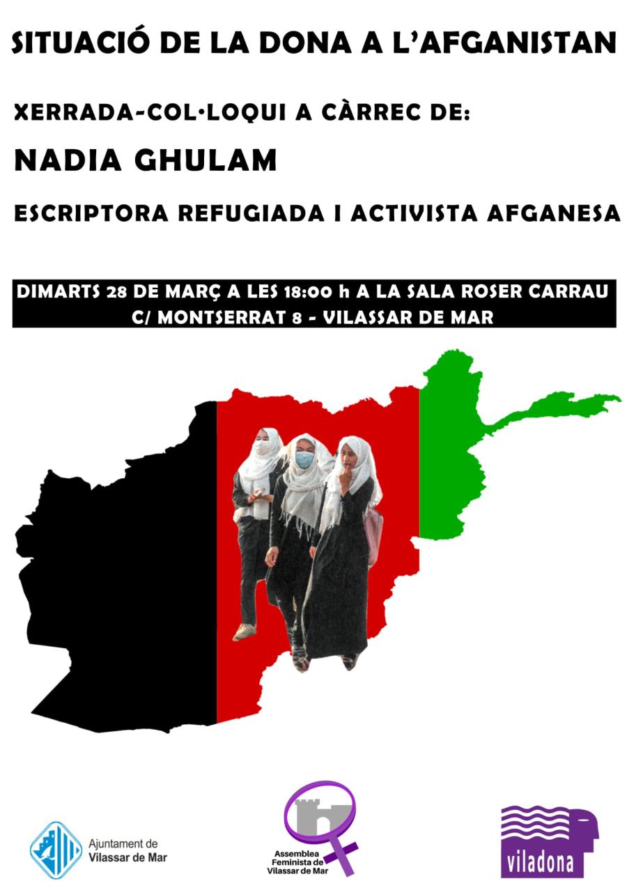 Cartell de la xerrada de Nadia Ghulam