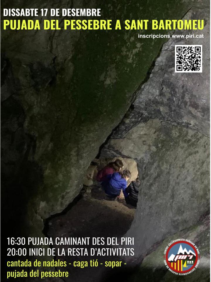 Cartell pujada del pessebre del Piri