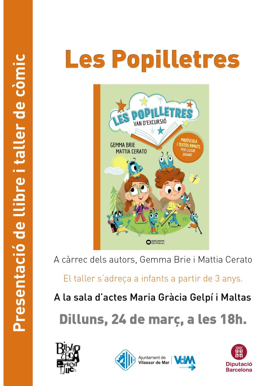 Presentació del llibre "Les Popilletres" i taller de còmic