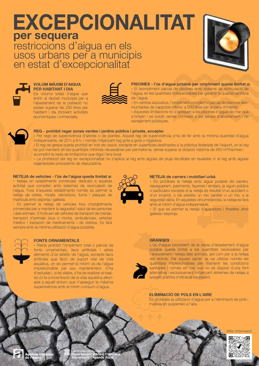 Mesures especials sequera 