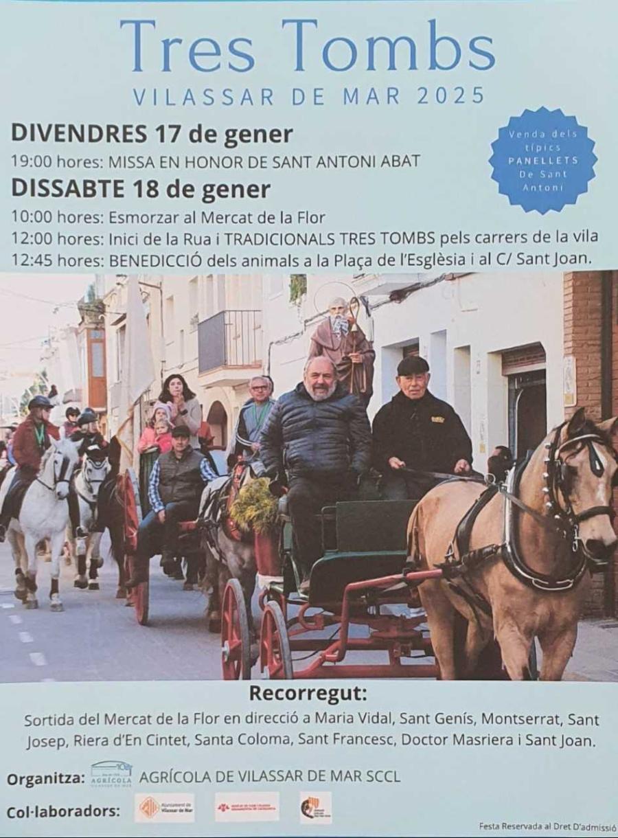Cartell dels Tres Tombs 2025