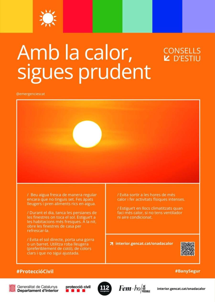 Consell d'estiu davant la calor