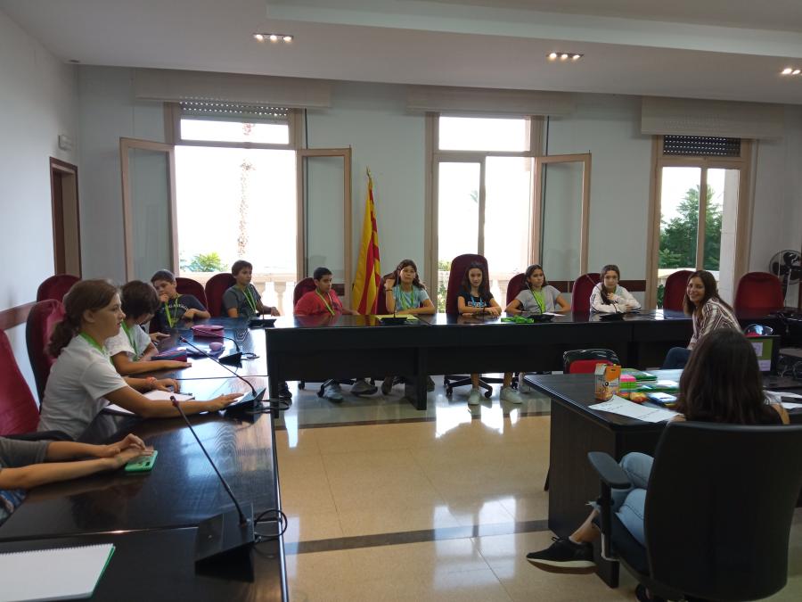 L'alcaldessa es reuneix amb el Consell d'Infants