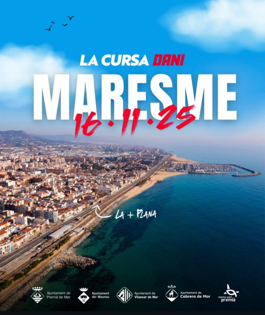 Cartell La cursa Dani Maresme