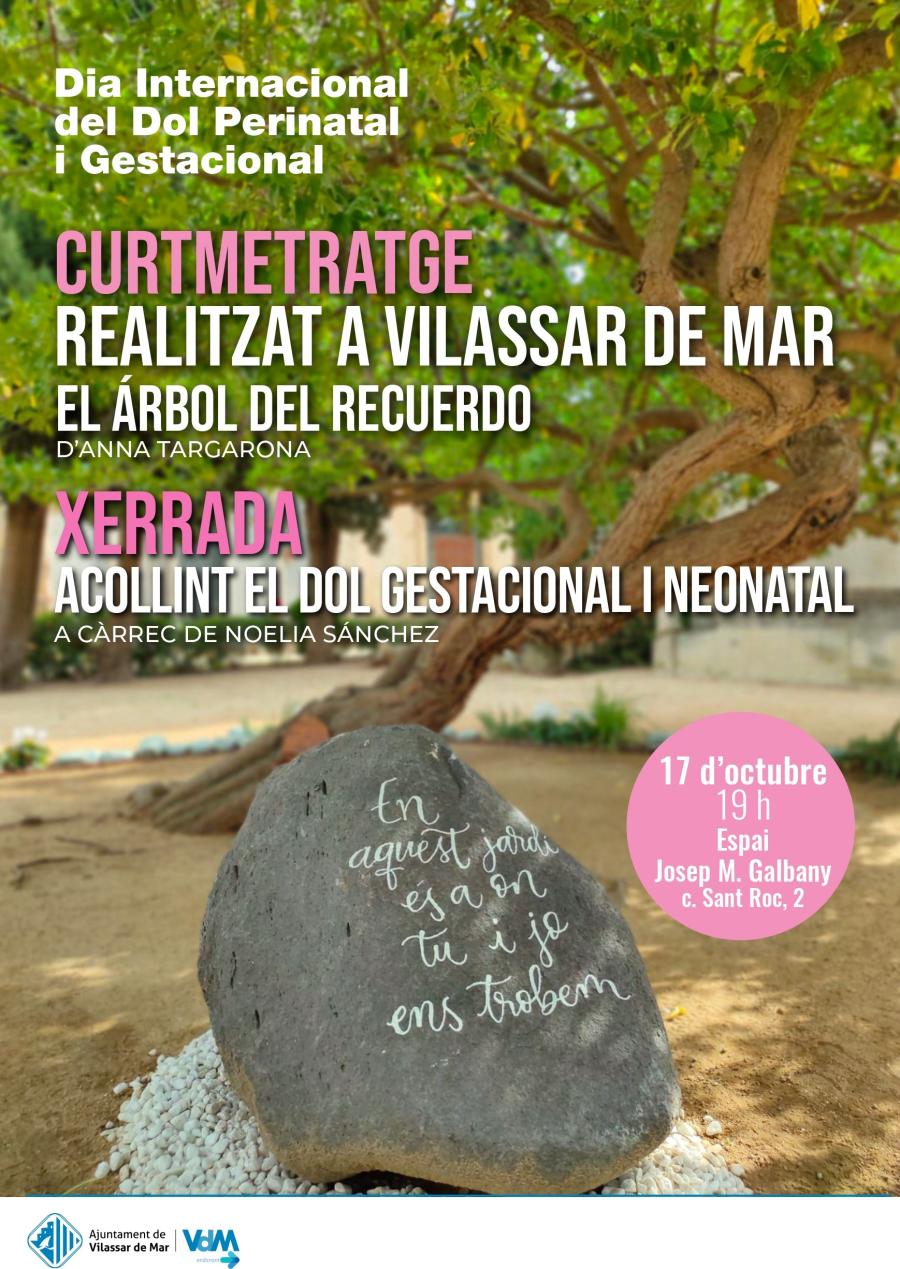 Cartell actes amb motiu del Dia Internacional del Dol Perinatal i Gestacional 2022