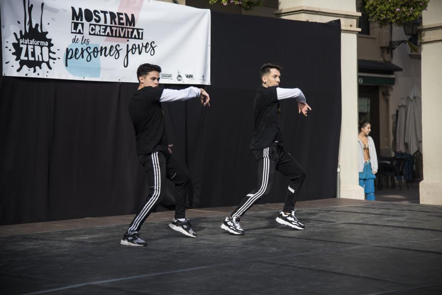 Actuació de dansa urbana a la plataforma Zero del 2019