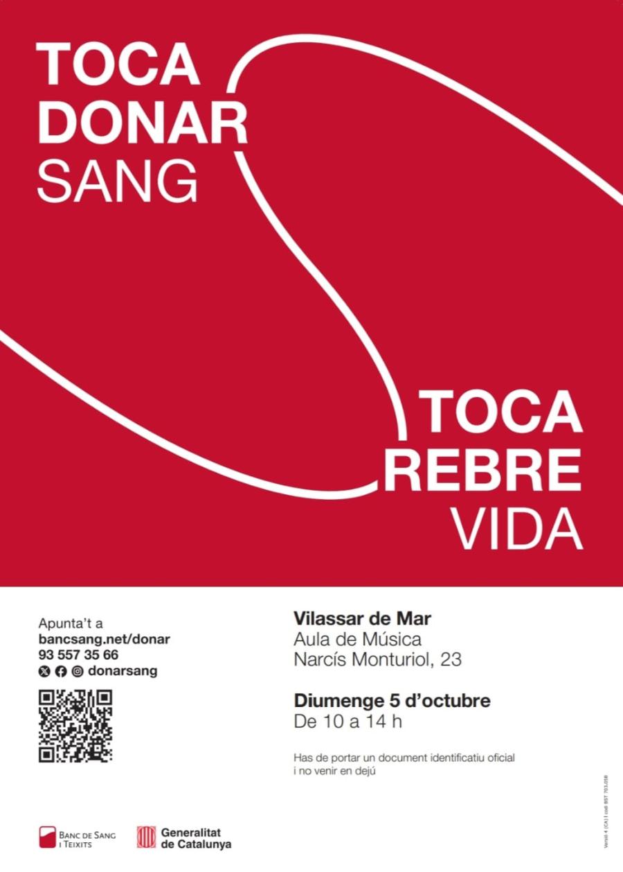 Donació de sang 5 d'octubre