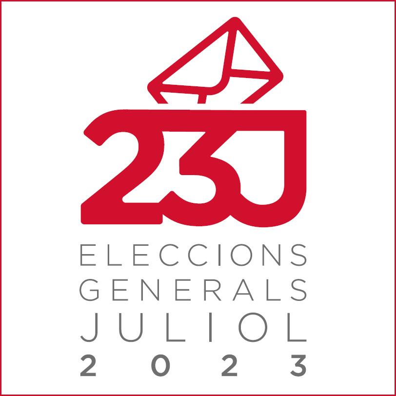 Bànner Eleccions Generals del 23 de juliol de 2023