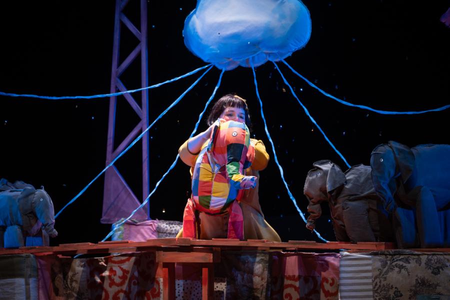 Imatge de l'espectacle Elmer, l'elefant de colors