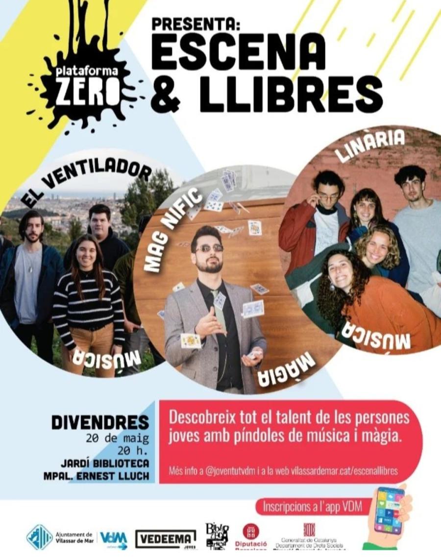 Cartell Escena & Llibres 20 de maig de 2022