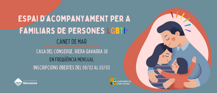 Bànner espai d'acompanyament familiars persones LGBTI+