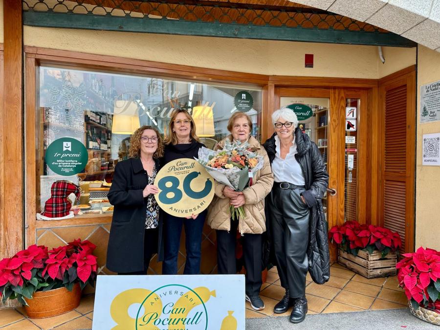 Felicitacions a Can Pocurull pels seus 80 anys de trajectòria