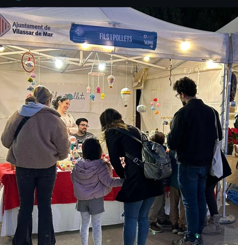 Una de les parades de la Fira de Nadal 2024
