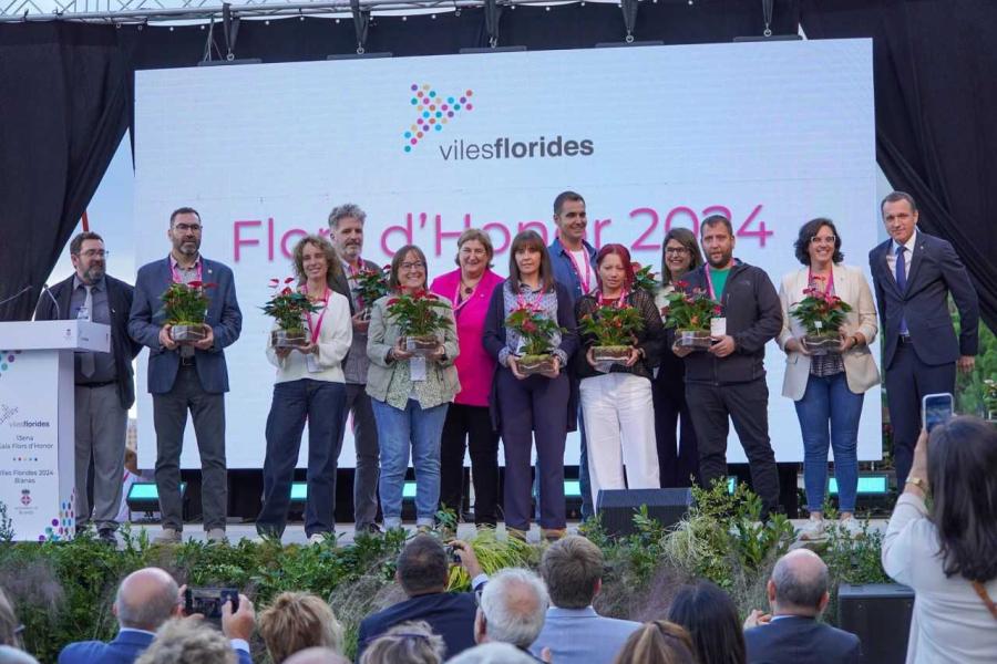 Lliurament Tres Flors d'Honor