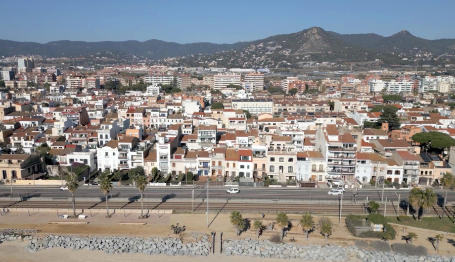 Foto aèria Vilassar de Mar abril 2023