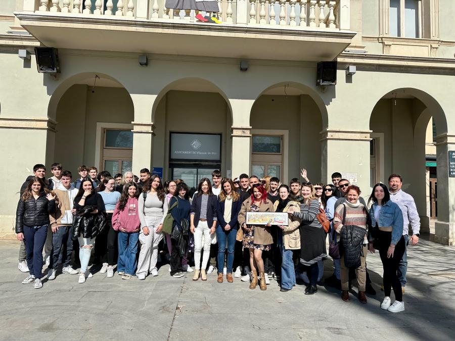 Rebuda institucional a l'alumnat d'intercanvi amb Grècia