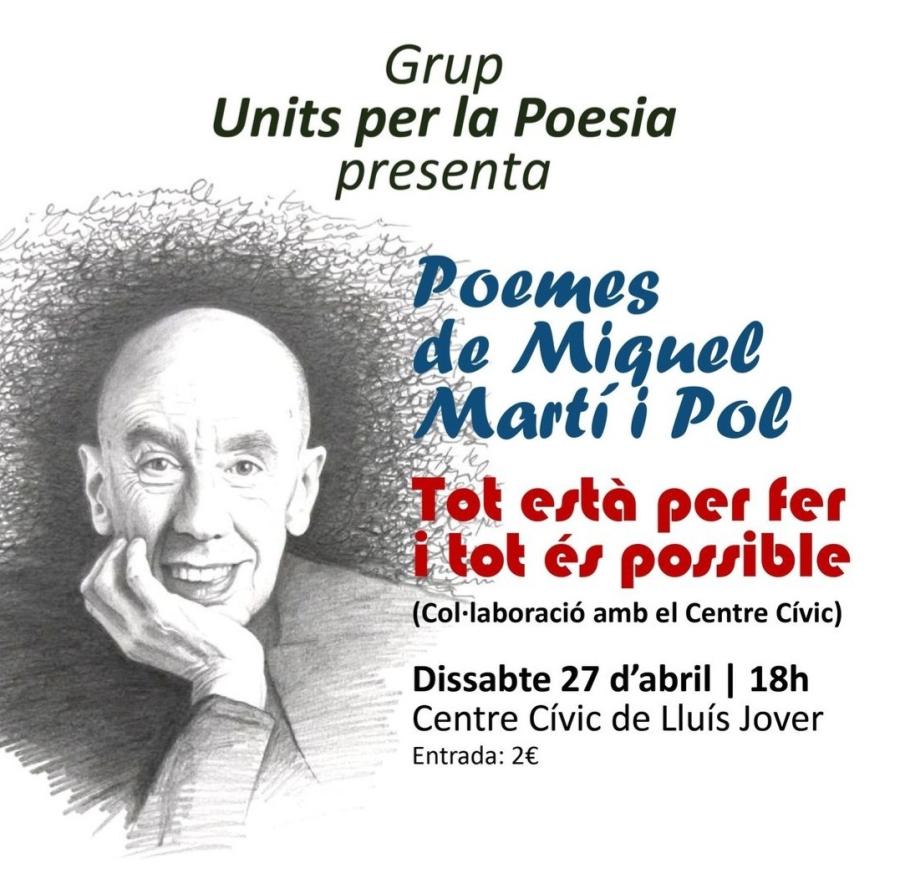 Cartell del Grup Units per la poesia