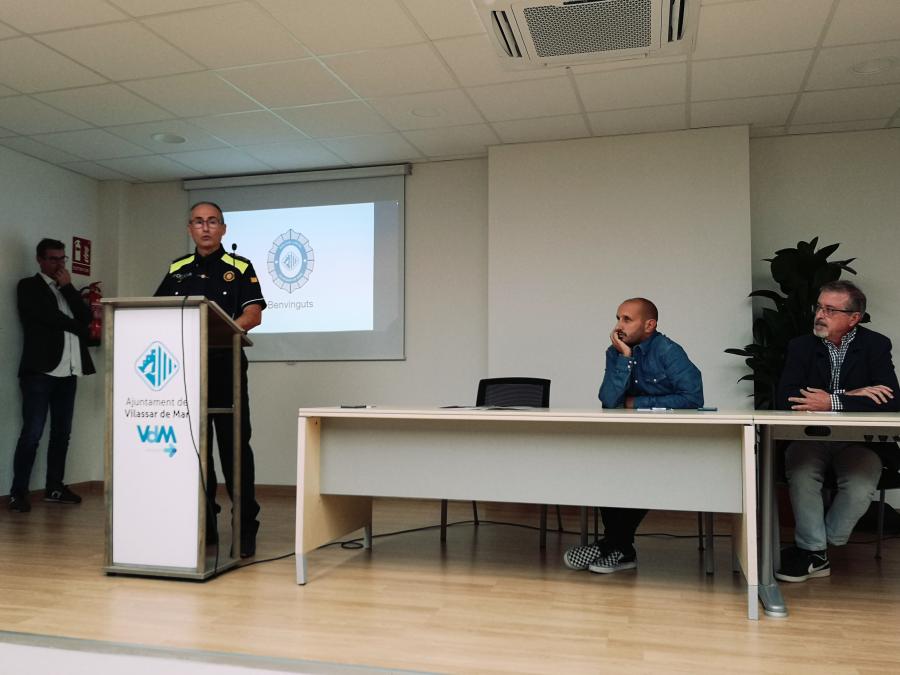 Discurs de l'inspector en cap de la Policia Local