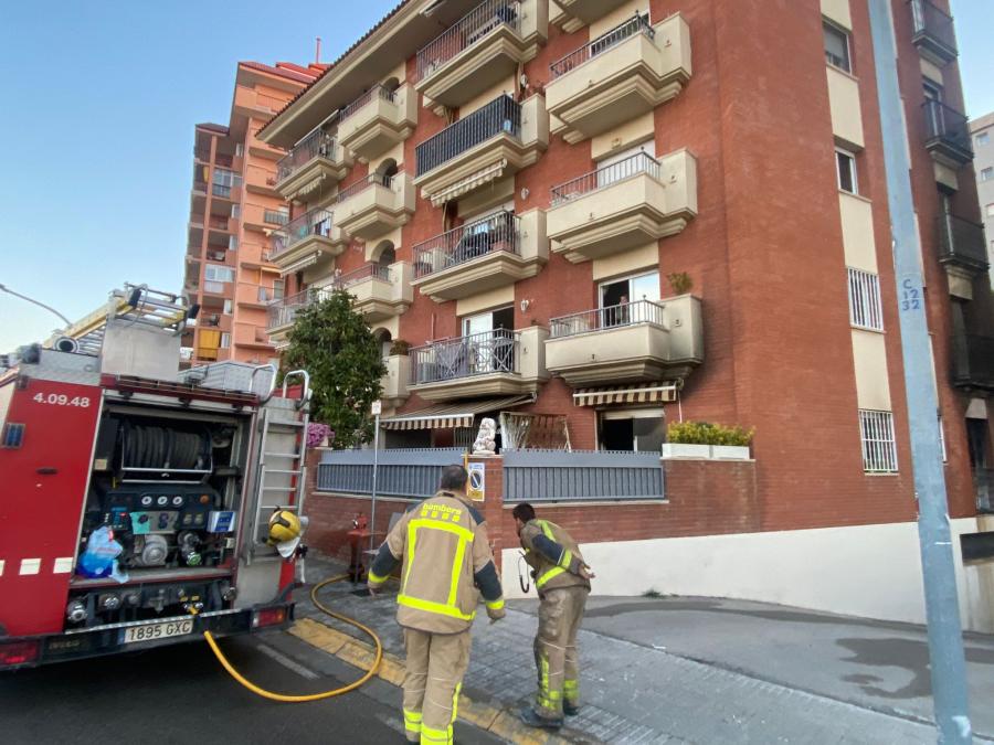 Dotació de bombers a la Ronda Vilassar