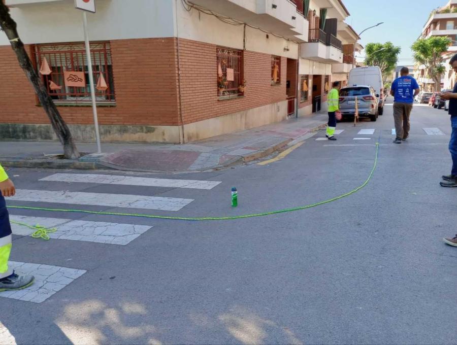 Inici de les obres de millora d'accessibilitat a la cruïlla de Santa Eulàlia amb Santa MagdalenaNA