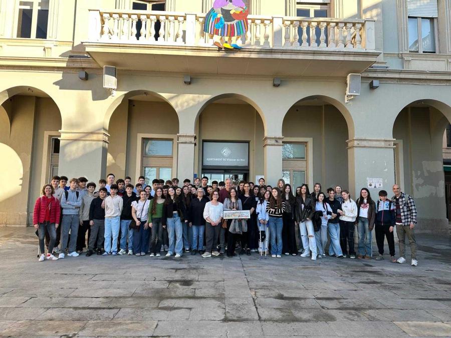 Fotografia de grup de la rebuda institucional