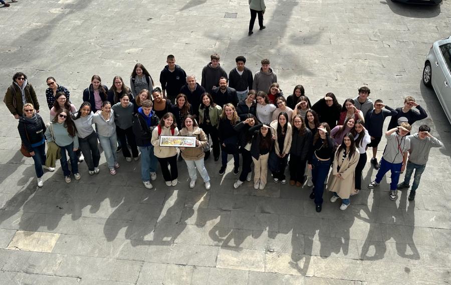 Rebuda institucional a l'alumnat d'intercanvi amb Alemanya