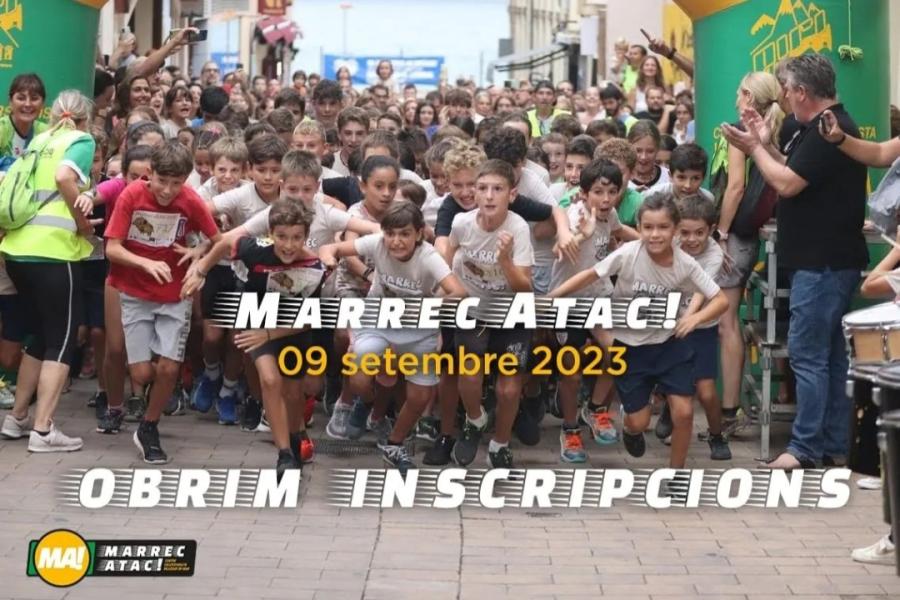 Cartell obertura inscripcions a la Marrec Atac