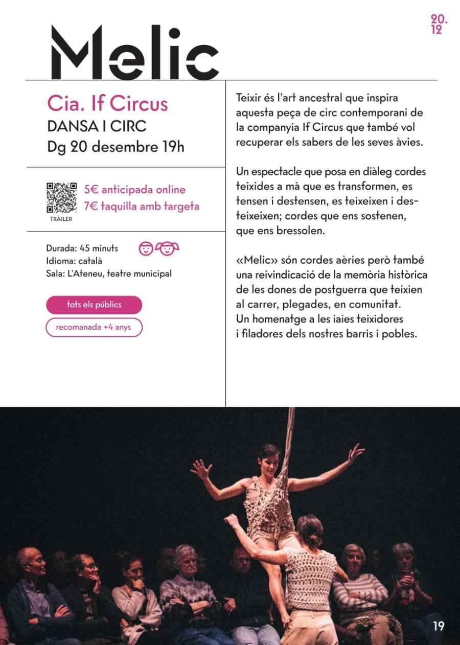 Dansa i circ "Melic"