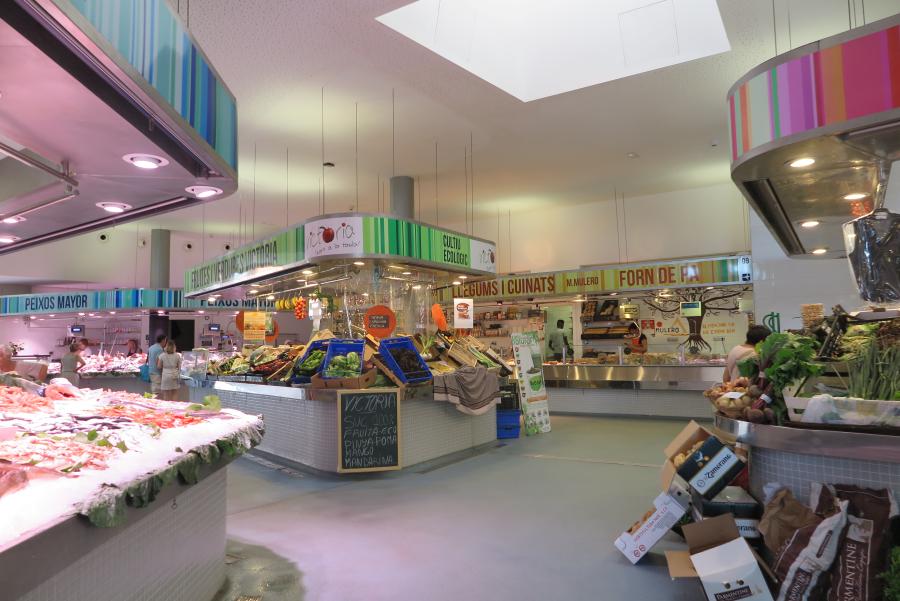 Parades interiors Mercat Municipal