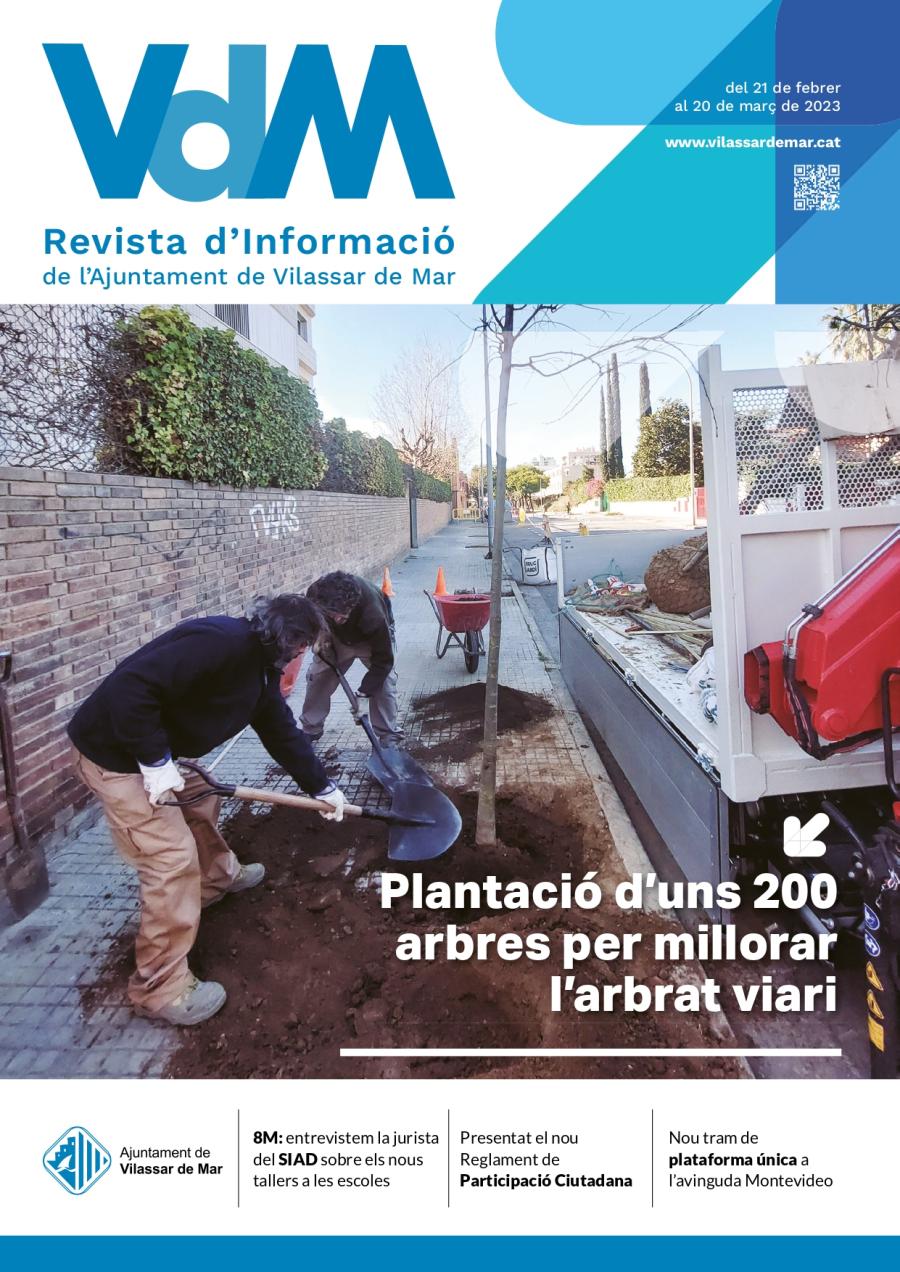 Portada del butlletí municipal de febrer de 2023