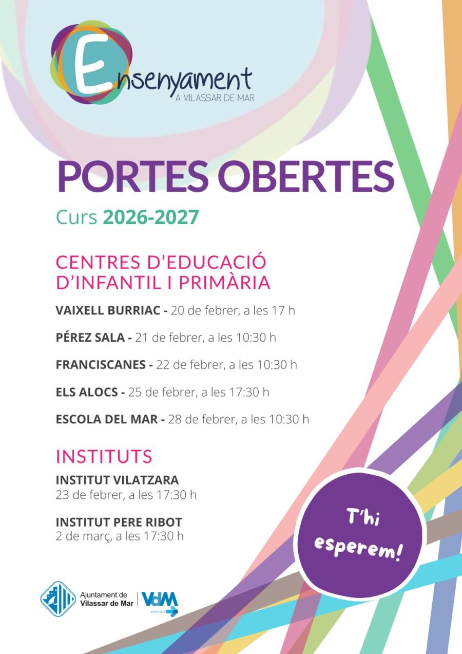 Portes obertes centres educatius