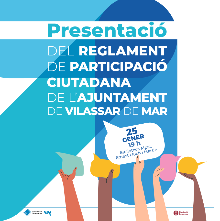 Cartell Presentació del Reglament de Participació 