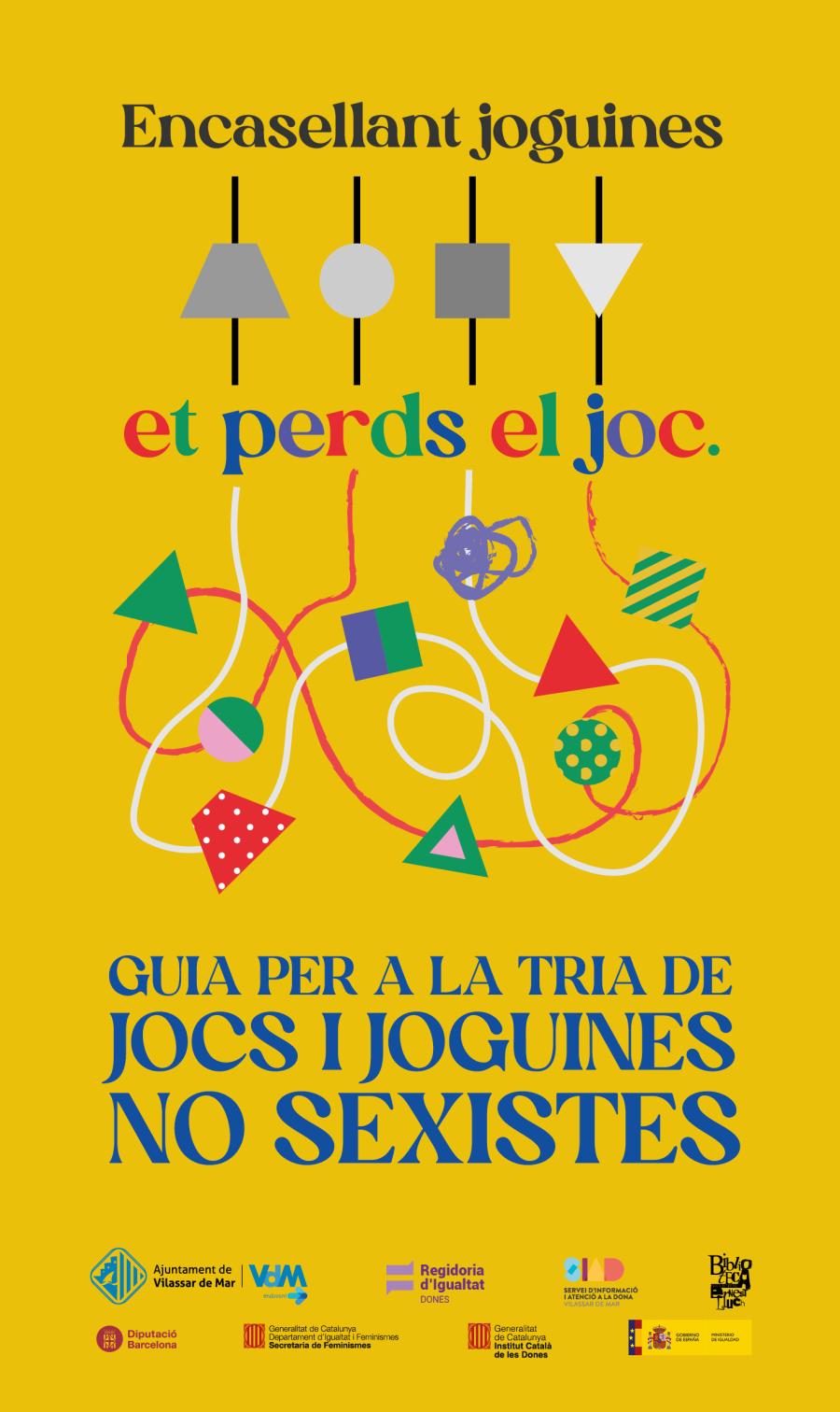 Portada de la guia per a la tria de jocs i joguines no sexistes