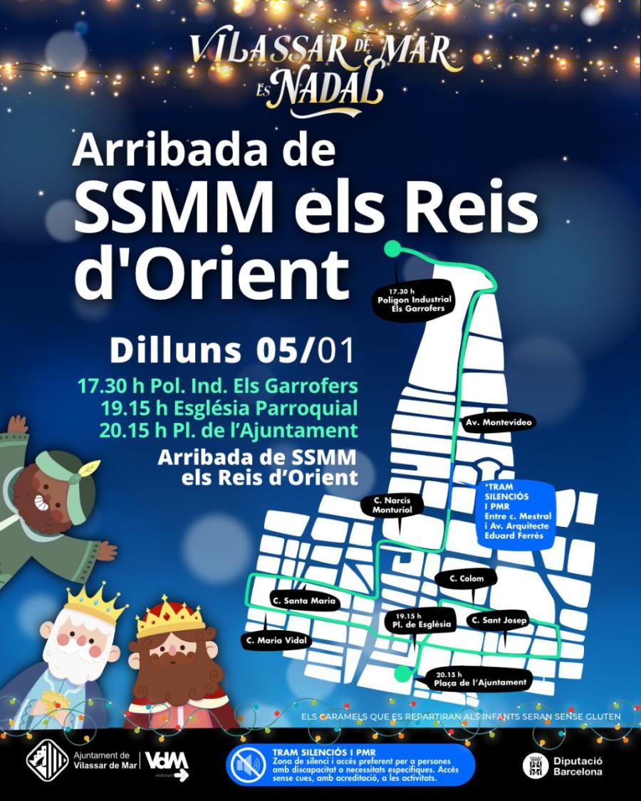 Recorregut cavaldada de Reis 2026