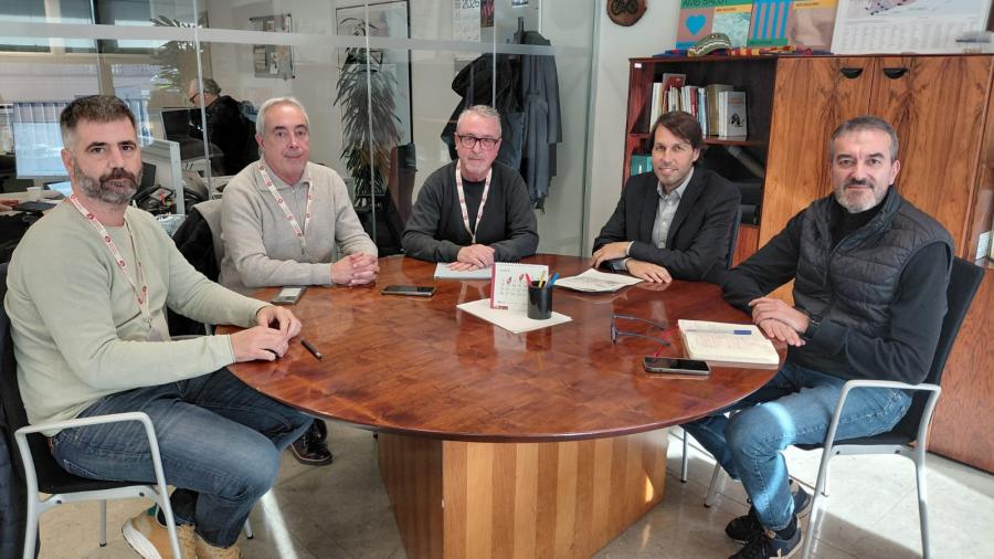 Reunió de l'Ajuntament de Vilassar de Mar amb la Diputació de Barcelona