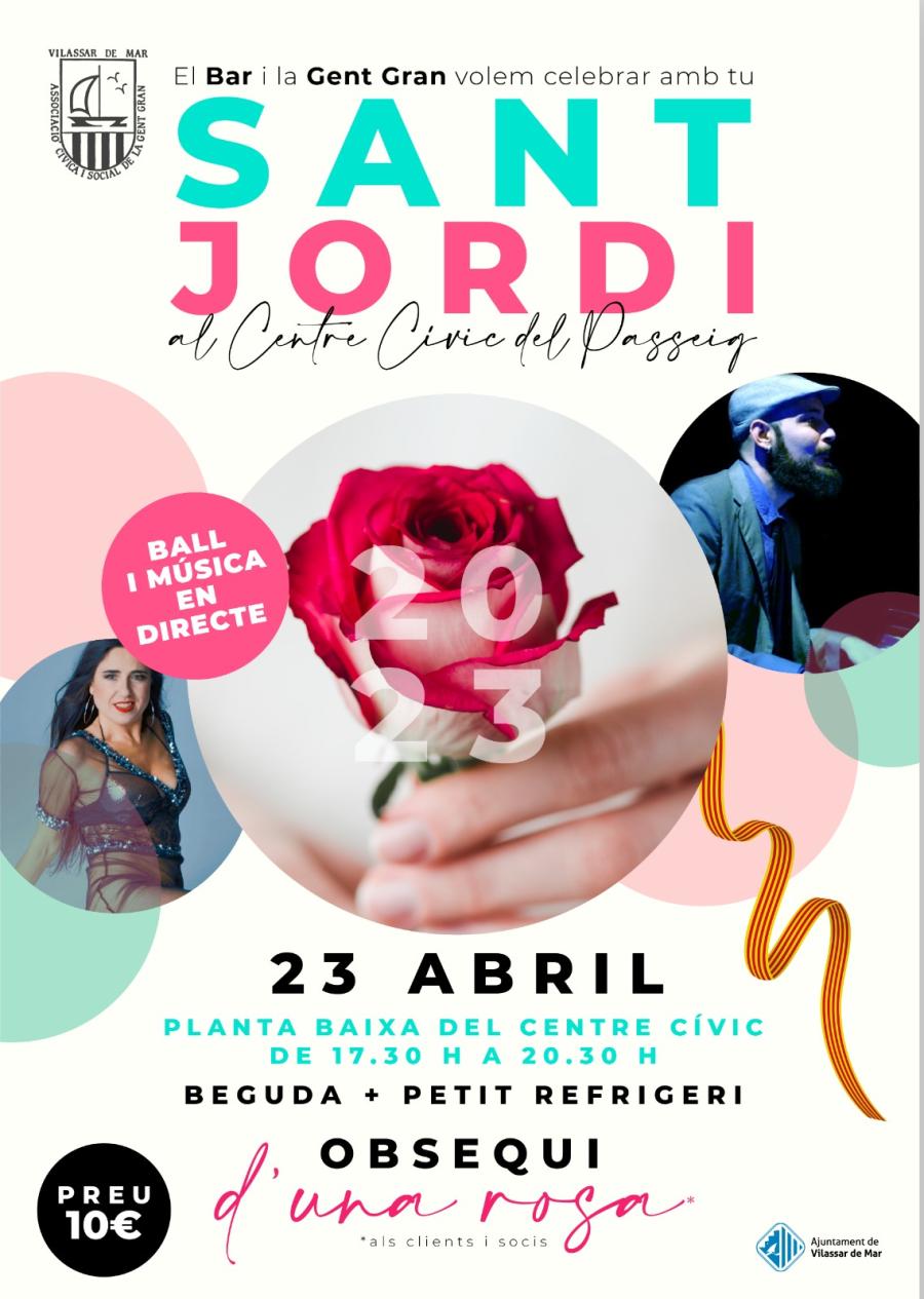 Cartell música Sant Jordi al Centre Cívic