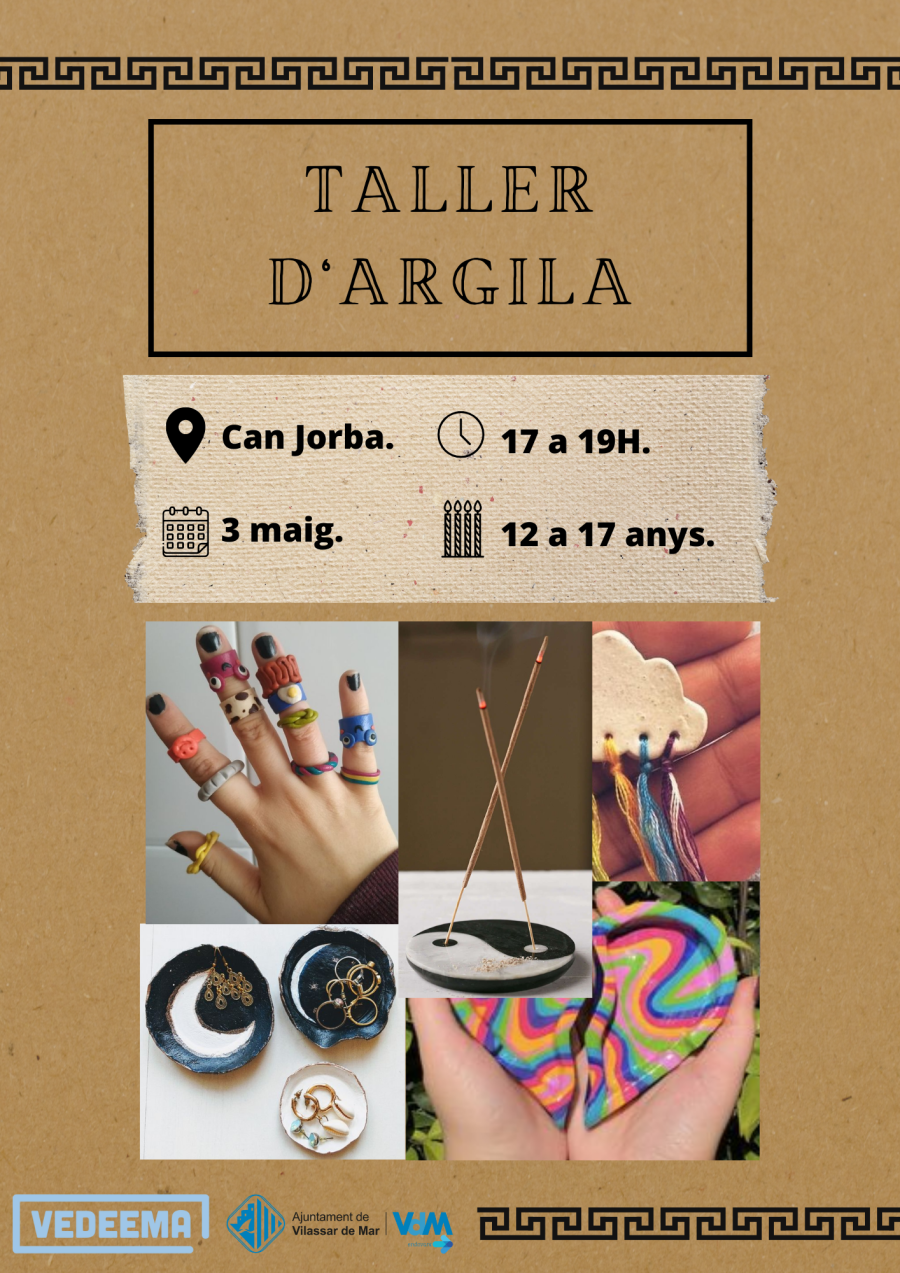 Cartell del taller d'argila