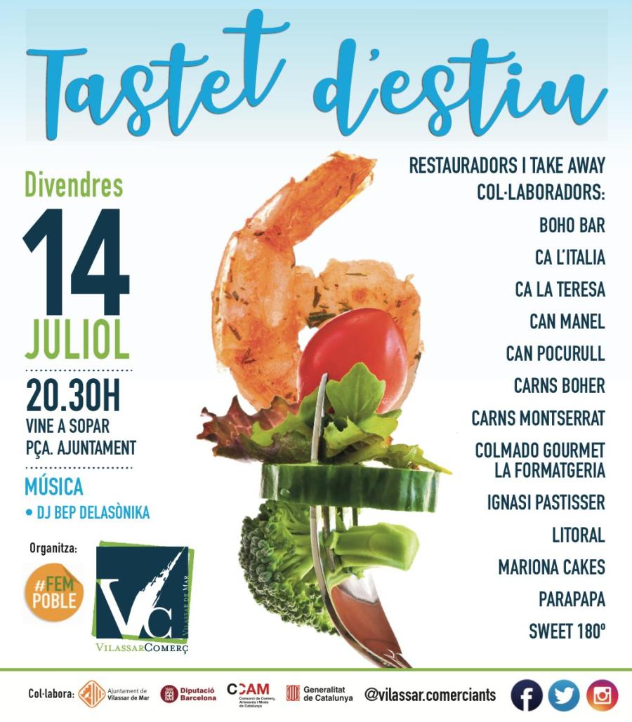 Cartell del Tastet d'estiu 2023